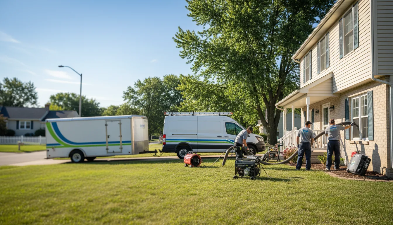 Flooded Basement Restoration And Cleanup With Repair in Vaughn, MT near me